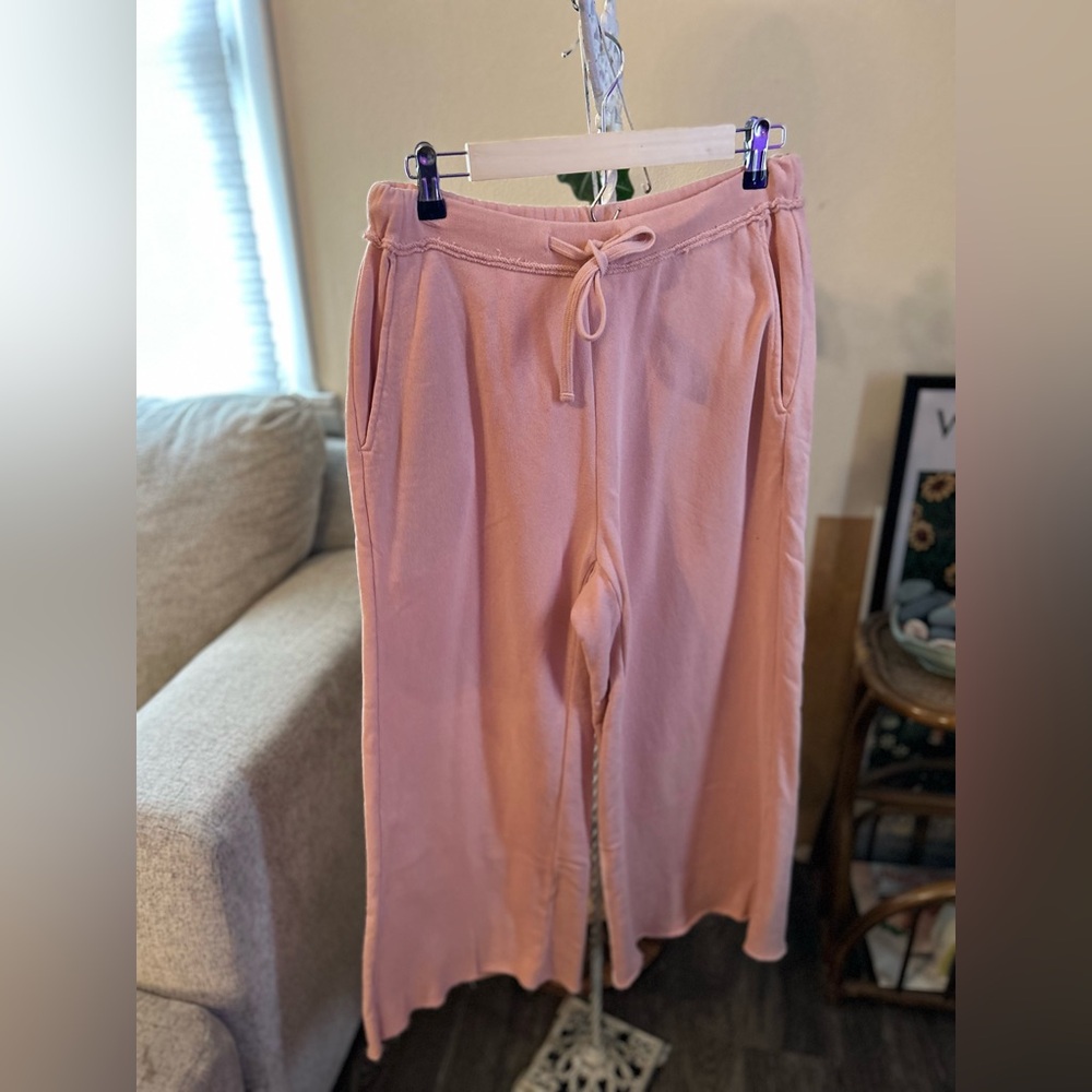 Eileen Fisher Soft Blush Pink Lounge Pants Size XS sweatpants